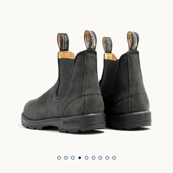 New Blundstone 587 Rustic Black Chelsea Boots size 9.5 women’s or men’s 7.5 - Picture 4 of 12